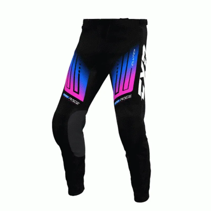 Bestseller Pantaloni motocross FXR CLUTCH MX25 BLACK BLUE PINK - 28